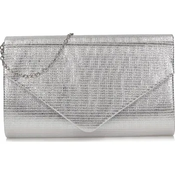 Kabelka Kabelka psaníčko Toscanio , eko kůže stříbrná