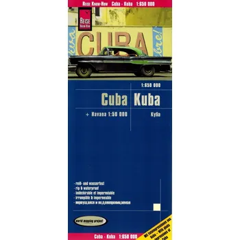 Kuba mapa samochodowa 1:650000 Reise know how Kolektivní práce