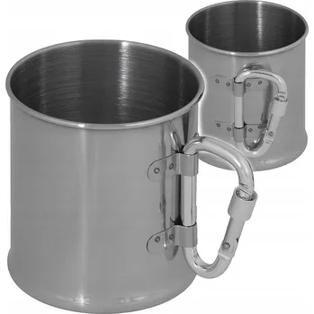 Turistický hrnek s karabinou 220 ml - ideální na přežití v přírodě