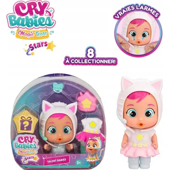 Panenka CRY BABIES MAGIC TEARS Talent Babies Daisy - Sběratelská panenka miminko v kostýmu