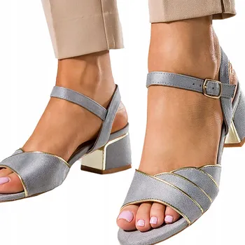 Dámské sandále Casu dámské sandály ER24X10/BL podpatek blok, velikost 37