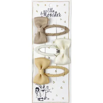 Náramek Ella & Monster Hair Clip Beige Bow