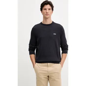 Pánský svetr Bavlněný svetr BOSS Green K_Ever-X CN 50541940 námořnická modř 59X, vel. S