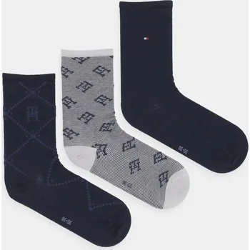 Oblečení a móda Ponožky Tommy Hilfiger 3-pack 701229863 námořnická modř 59A, vel. 35/38