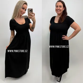 Dámské šaty Dlouhé šaty EVELIN Barva: Černá