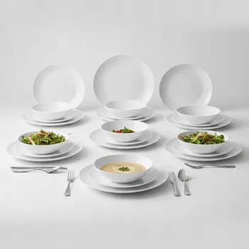 Talíř Jídelní servis TVRZENÉ SKLO Luminarc 6/18 bílý