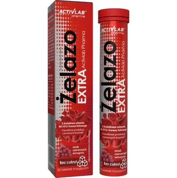 Železo 20 šumivých tablet Activlab