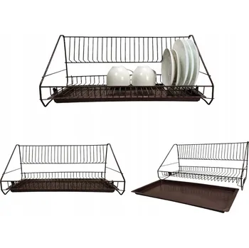 Odkapávač na nádobí Odkapávač (sušák) Pro-Drut 22 cm x 50 x 22 cm - HNĚDÝ