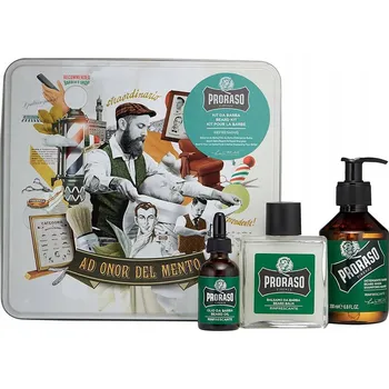 Proraso Metal Box Beard Care Refreshing – Sada pro péči o vousy