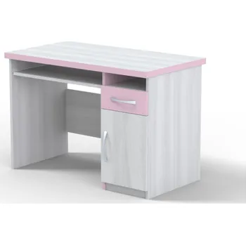 BRADOP Počítačový stůl CASPER TOM 110×60 Barevné provedení: CER - CREME RŮŽOVÁ