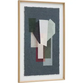 Obraz Kave Home Abstraktní obraz Veluni 90 x 60 cm