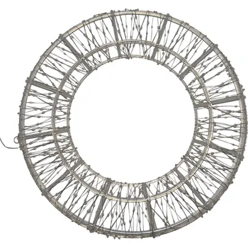 Vánoční osvětlení Light Irridiance 3D vánoční věnec 800 LED studená bílá