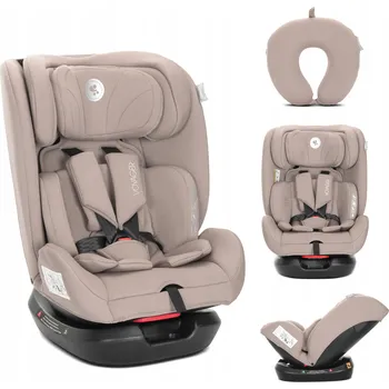 Autosedačka Autosedačka I-SIZE na pás 40-150 cm do 36 kg, možnost instalace po i proti směru jízdy + cestovní polštář