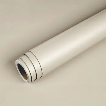 Tapeta SAMOLEPICÍ TAPETA KRÉMOVÁ MATNÁ NA ZEĎ NÁBYTEK FÓLIE 60cm x 10m