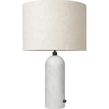 Lampička GUBI Mramorová stolní lampa Gravity 49 cm