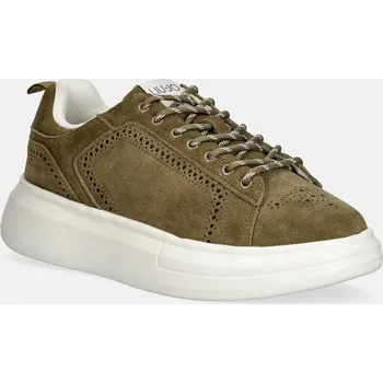 Pánská obuv Semišové tenisky Liu Jo BIG 05B 7B6003PX002S4001 zelená 91X, EUR 46