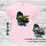 detske-bavlnene_tricko_uv_potisk_aligator Barva: Pink - růžová, velikost: 164
