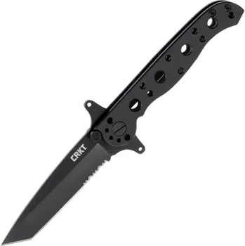 kapesní nůž CRKT M16® - 10KSF TANTO ČERNÝ S TRIPLE POINT™ ZUBY CR-M16-10KSF