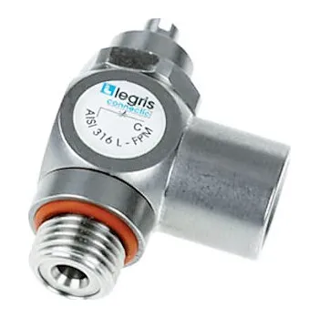 Ventil Pneumatický NEREZ škrtící ventil oboustranný G3/8"vni^G3/8"vně Legris Legris 7812 17 17