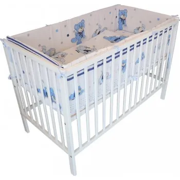 Dětská postýlka Postýlka s kompletní 7 dílnou výbavou vzor 10