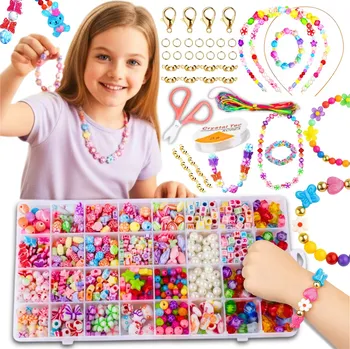 Obraz SADA KORÁLKŮ NA VÝROBU NÁRAMKŮ PÍSMENA 900KS