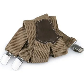 Kšandy Šle šíře 3,5 cm délka 120 cm, velké, 9 béžová