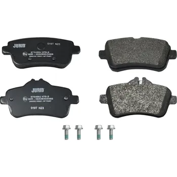 Brzdový systém Sada brzdových destiček, kotoučová brzda JURID 573466J