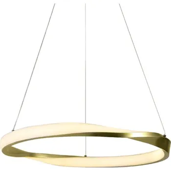 ACA Lighting závěsné svítidlo HARMONY LED 42W 3300lm CCT IP20 zlatý kov + akryl HM24LEDP80GDCCT