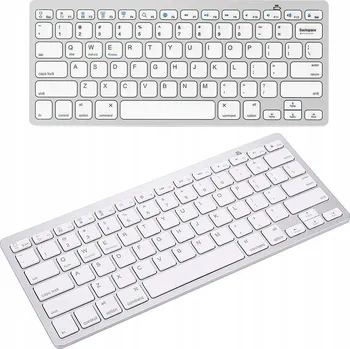 Klávesnice BEZDRÁTOVÁ BLUETOOTH KLÁVESNICE PRO PC, IPAD, MAC – MALÁ, SLIM, NÍZKOPROFILOVÁ