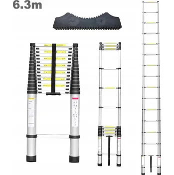 Žebřík Hliníkový Žebřík Hooha 1 x 16 do 150 kg