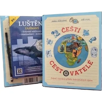 Balíček Čeští cestovatelé + křížovky s tužkou