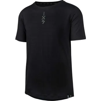 cyklistický dres IXS Flow Merino jersey, black, XXL XXL