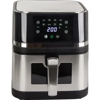 fritéza Horkovzdušná fritéza 2400W 10 l stříbrná