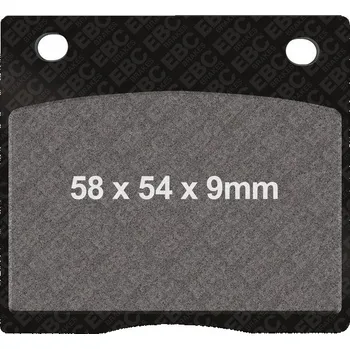 Brzdový systém Brzdové destičky EBC FA036V