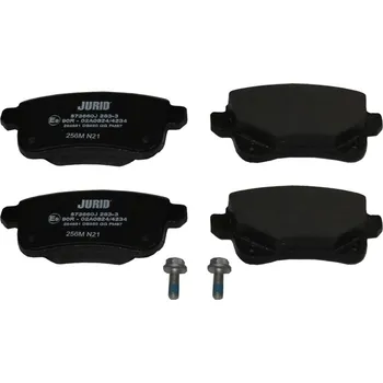 Brzdová destička Sada brzdových destiček, kotoučová brzda JURID 573660J
