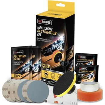 DIY Sada pro renovaci světlometů automobilů, čištění lamp