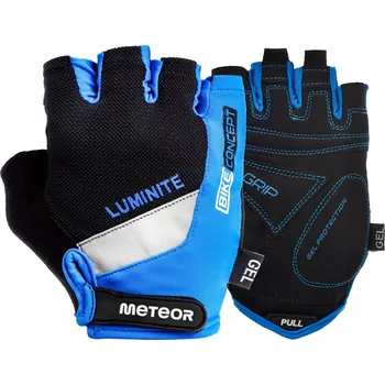 Cyklistické rukavice Cyklistické rukavice Meteor S modré
