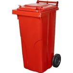 Nadoba MGB 120 lit, plast, červená, HDPE, popolnica na odpad