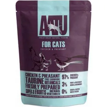 Krmivo pro kočku AATU kapsička pro kočky s kuřecím masem a bažantem 85g