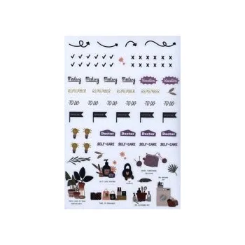 Kalendář Samolepky Notique - 8 archů