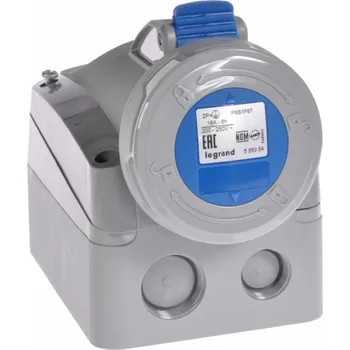 Legrand pevná zásuvka 16a 3p 230V Blue IP67 P17 Tempra Pro (555354)