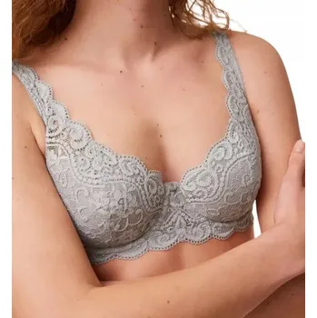 Dámské oblečení Triumph podprsenka nevyztužená šedá velikost 95B