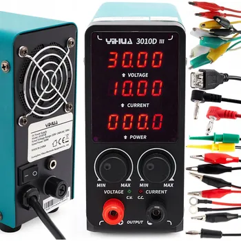 Laboratorní napájecí zdroj Yihua ZESTAW-0D98-52651 300 W, 0-10 A, 0-30 V