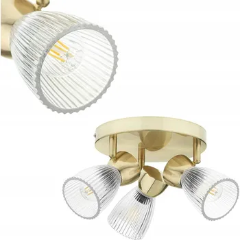 Stropní Svítidlo kulatý Milagro 10,5 x 44 cm žlutý