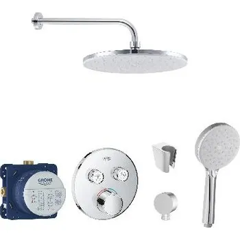 Sprchový set SANITINO - Sprchový set s baterií a tělesem pod omítku Grohe, příslušenství kielle, chrom SANI21GKK010