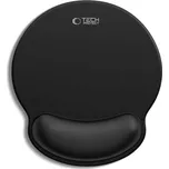 Tech-Protect A200 Podložka pod myš s gelovou opěrkou zápěstí 25 × 22,5 cm, černá