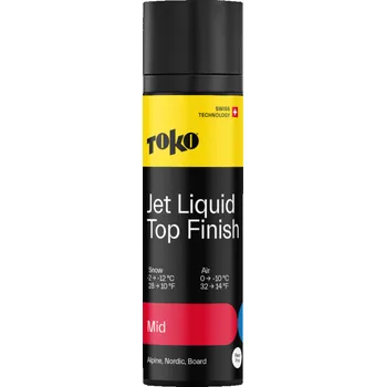 Lyžařský vosk TOKO Jet Liquid Top Finish Mid, 0°C až -10°C, 70 ml, sprej