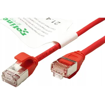 Síťový kabel Patchcord Roline U/FTP 6a RJ45 / RJ45 2 m červený
