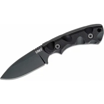 kapesní nůž CRKT CR-2082 SIWI™ BLACK pevný taktický nůž 8,5 cm, celočerná, G10, pouzdro GRN