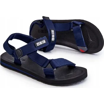 Dámské sandále Pánské sandály BIG STAR DD174718 tmavě modré, velikost 43 EU